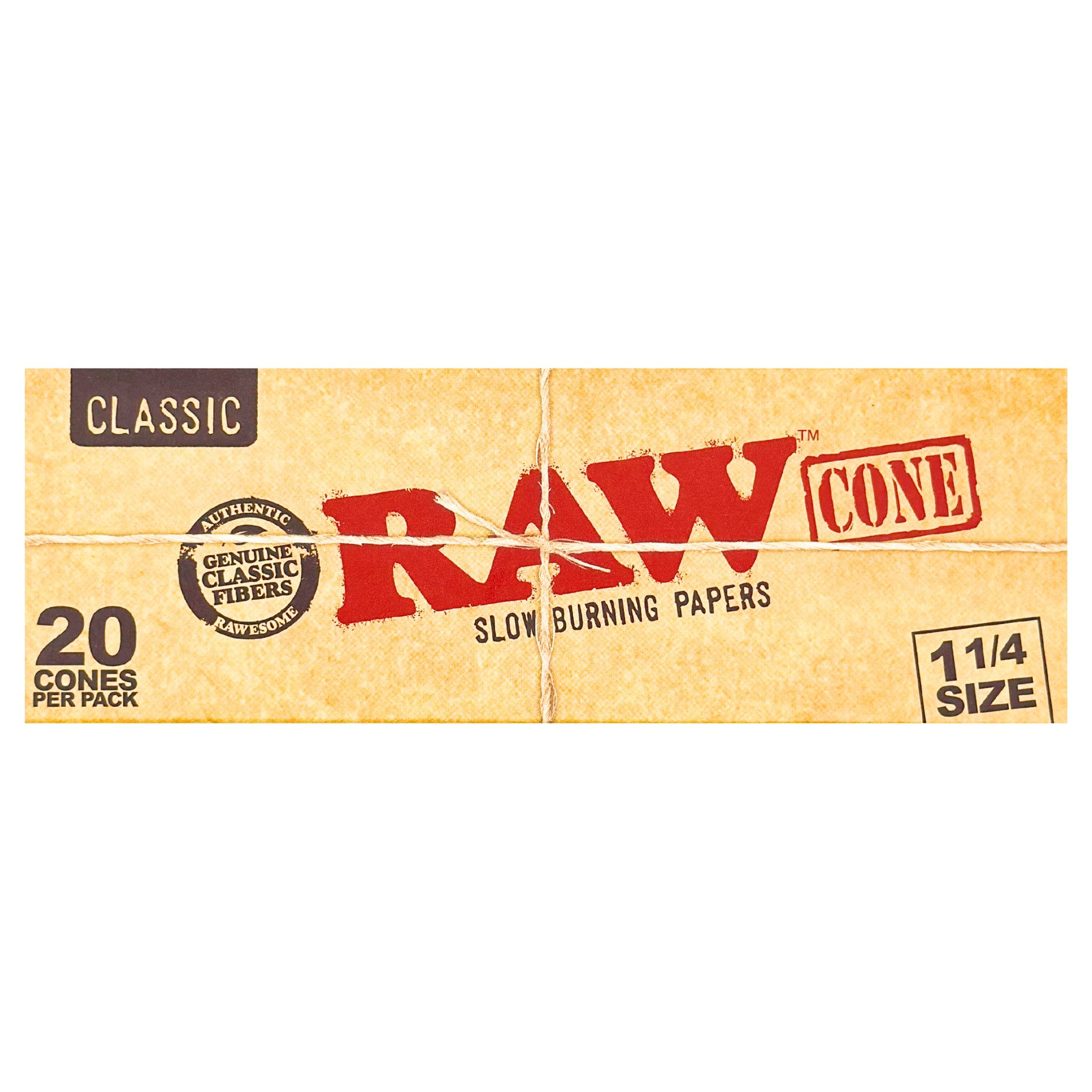 Raw Papers - Classics 1 1/4 Cones 20pk