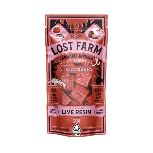 Lost Farm Strawberry Chew 100mg GG4
