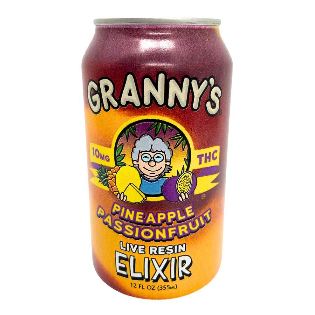 Granny's | Pineapple Passionfruit THC Elixir Beverage | 10mg THC