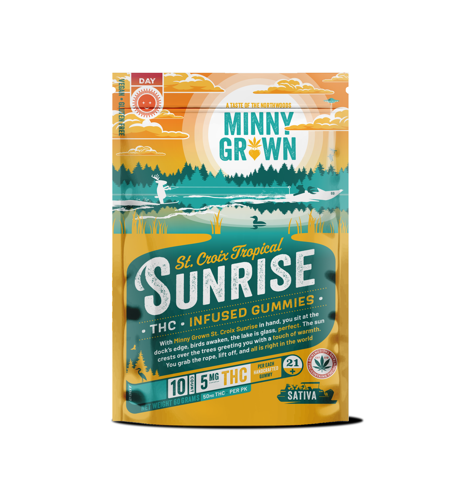 St. Croix Tropical Sunrise Gummies | 5mg THC | 10 count
