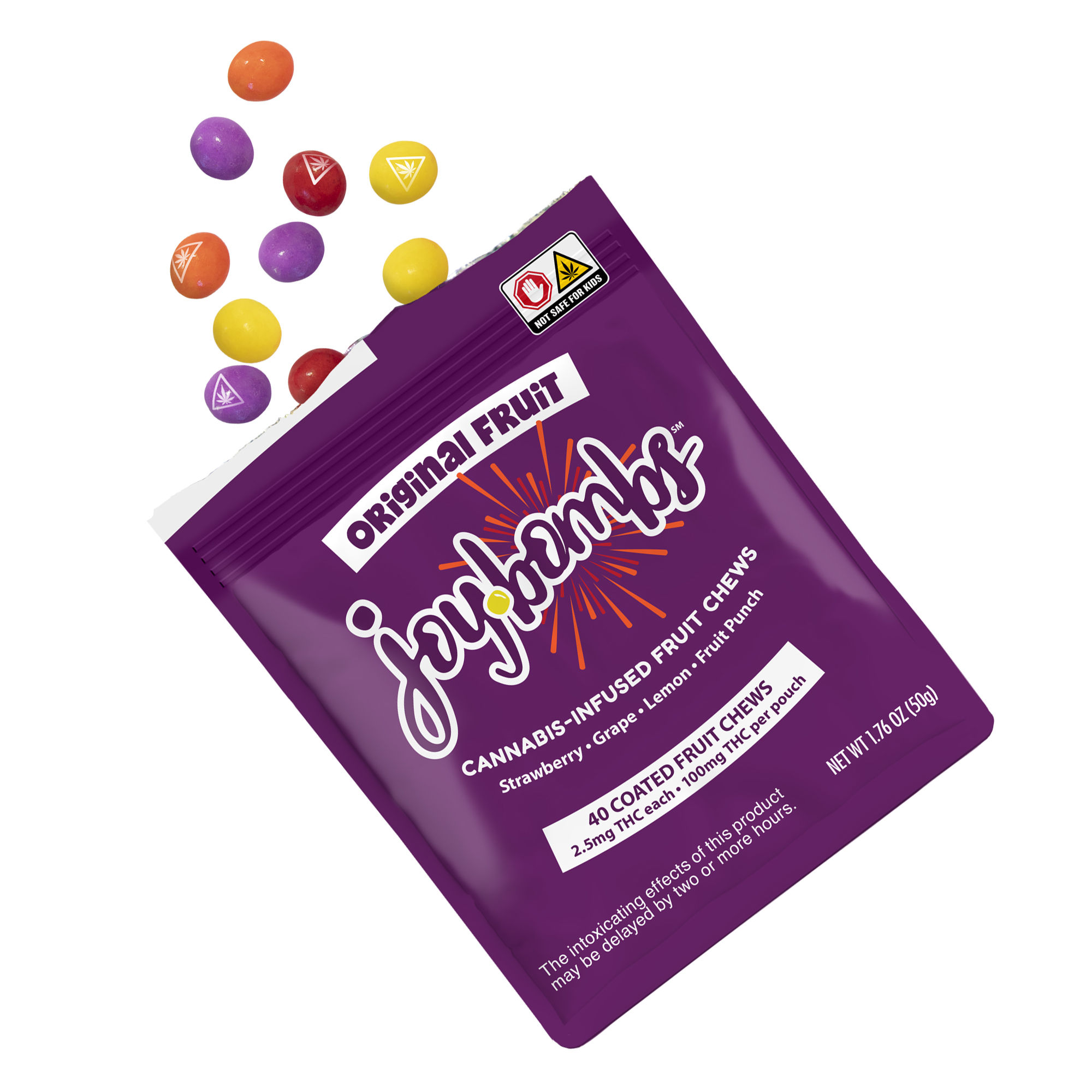 JoyBombs | Edible | Original Fruit | 40pk/100mg