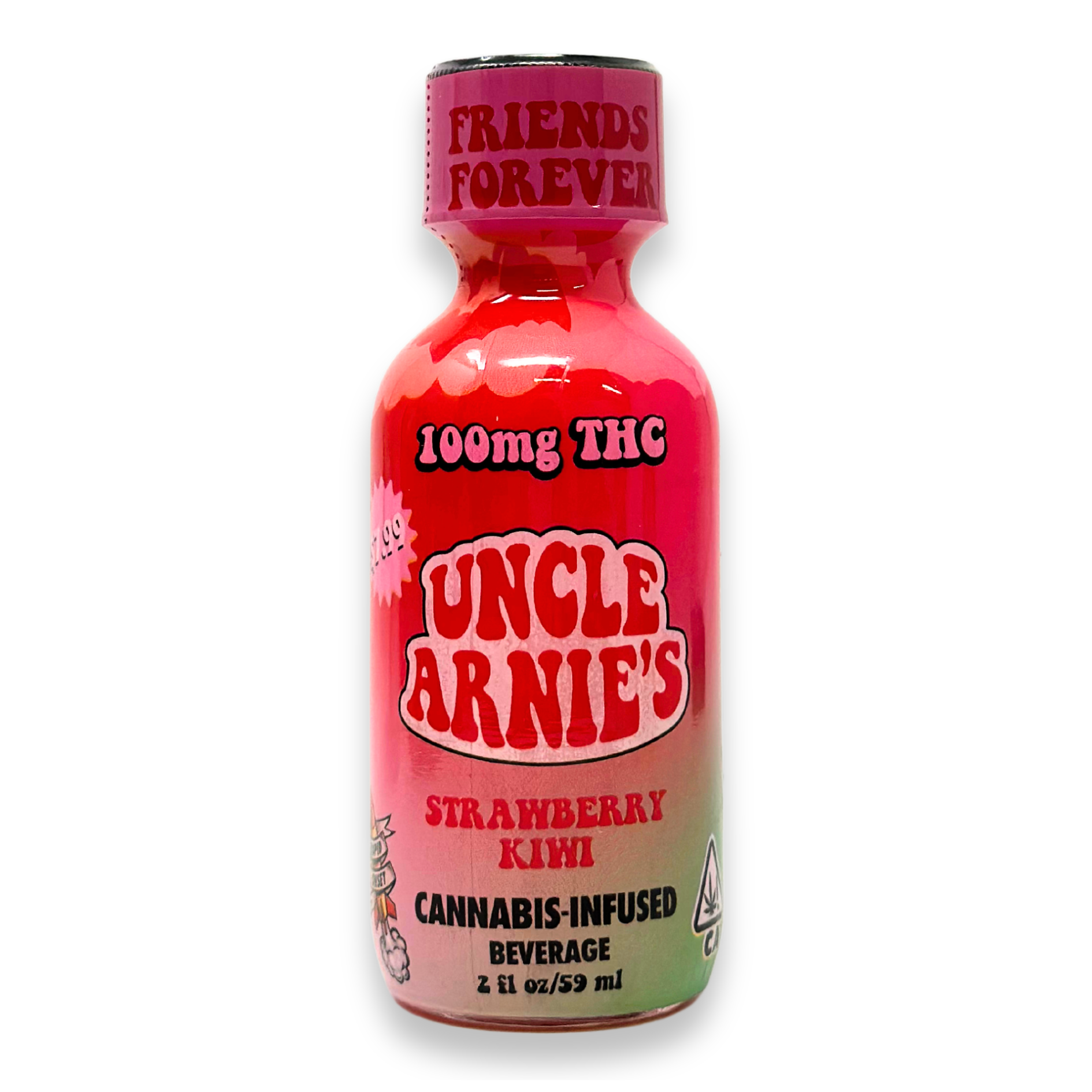 Uncle Arnies - Strawberry Kiwi - 2oz - Drinks - 100mg
