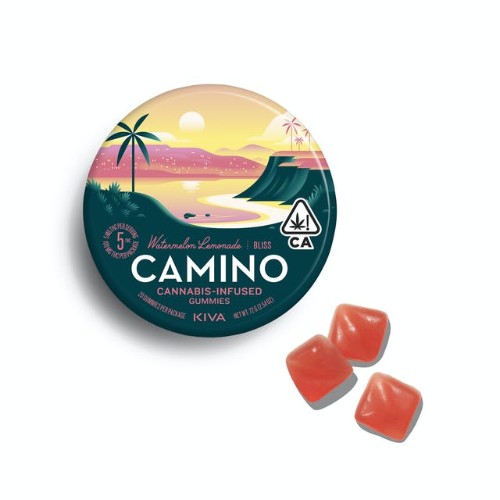 KIVA - Watermelon Lemonade Camino Gummies - 100mg - Edible