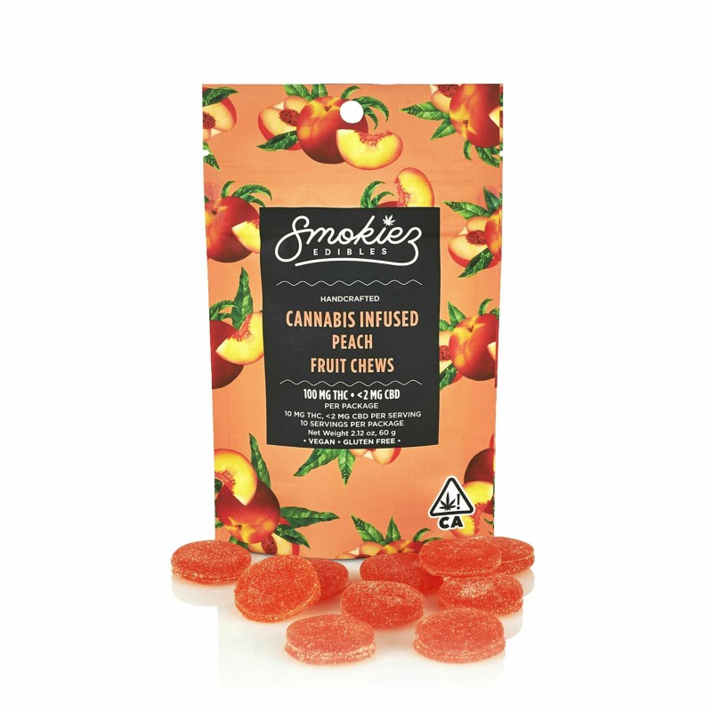 Smokiez Sweet Peach (S) Gummies 100mg