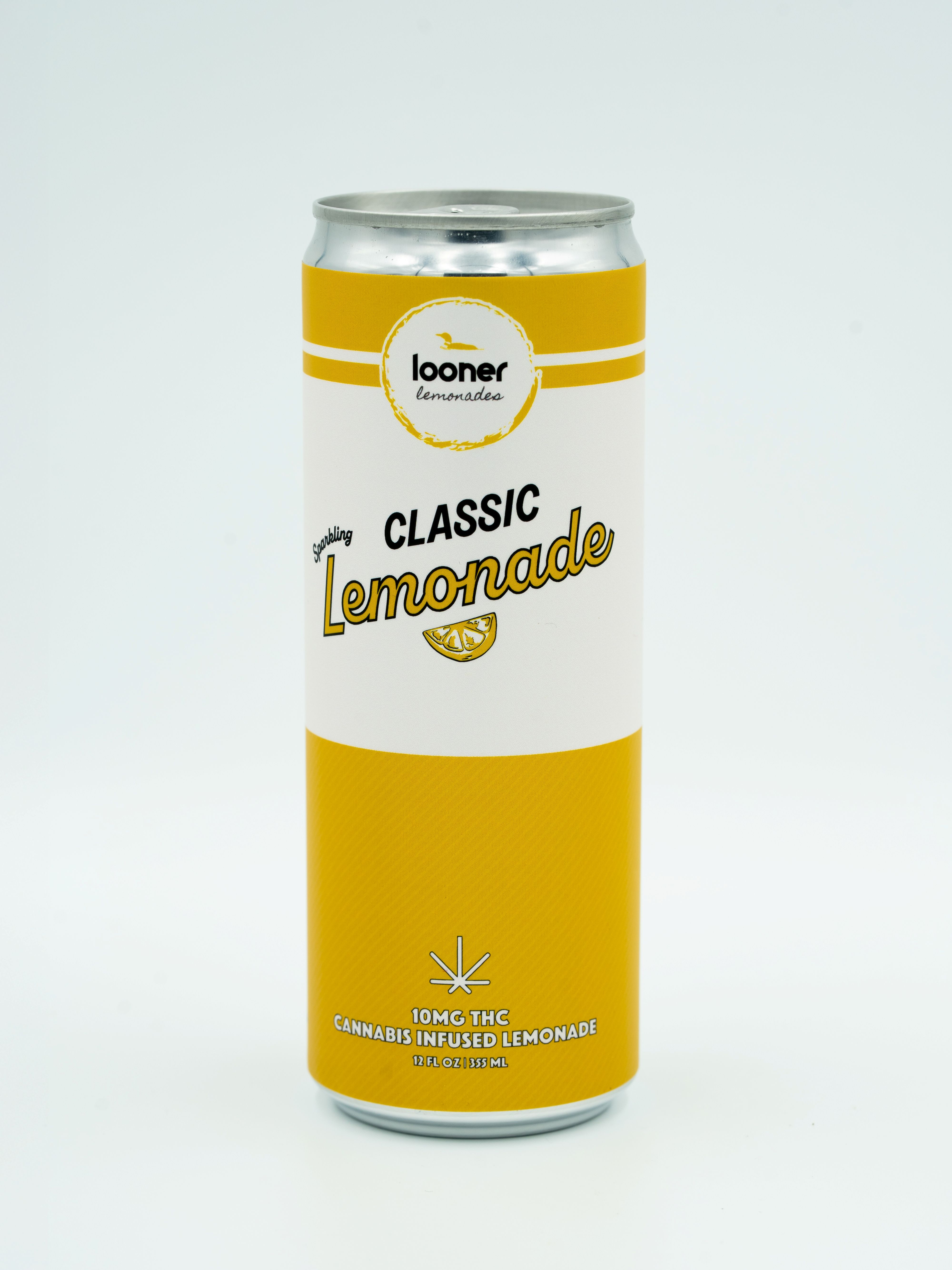 Looner | Classic Lemonade THC Soda | 10mg THC