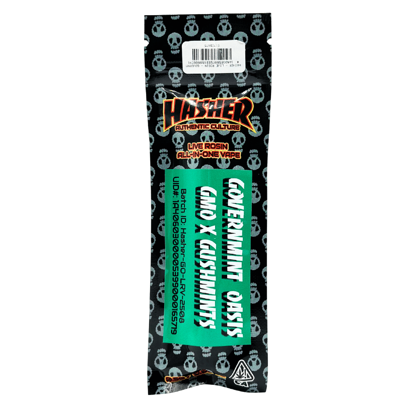 Hasher - Live Rosin - Governments Oasis - RTU - 0.5g
