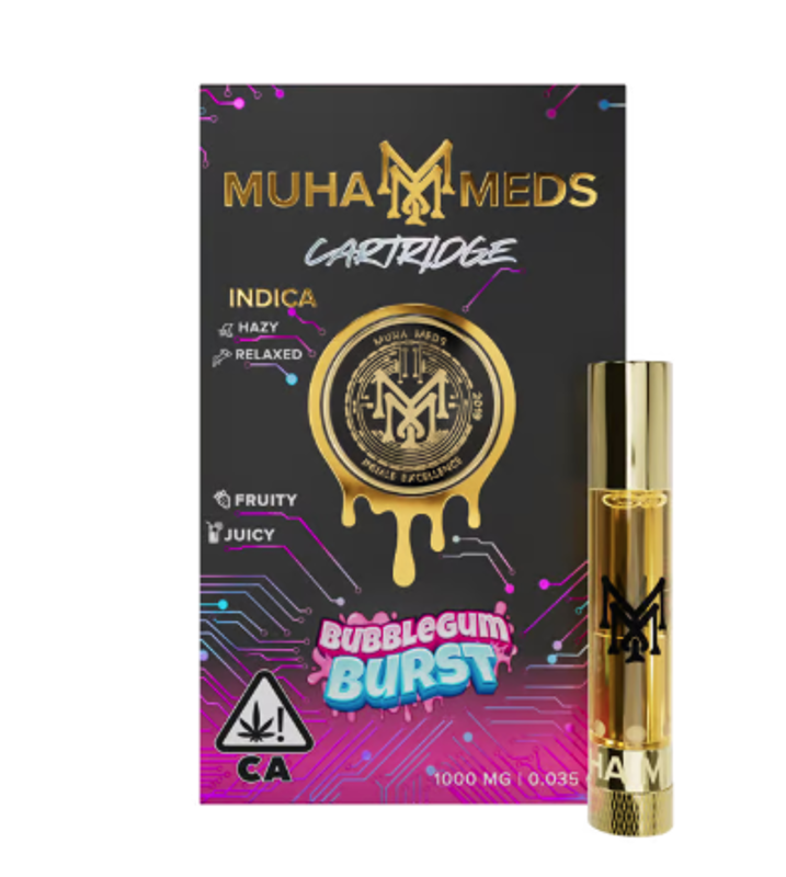 Muha Meds Bubblegum Burst (I) Cart 1g