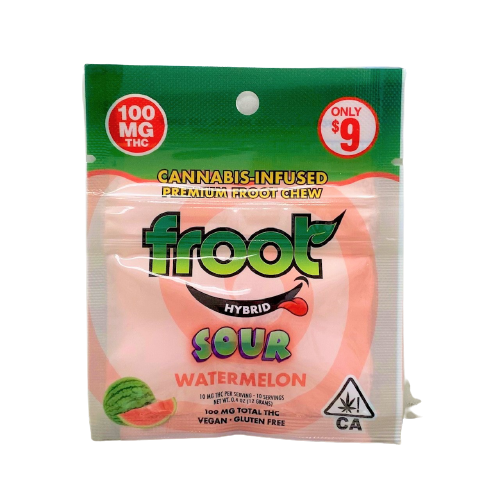 Froot Single Gummy Sour Watermelon