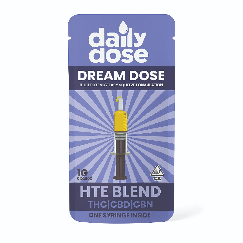 Daily Dose - Dream Dose HTE Blend CBD CBN Syringe 1g