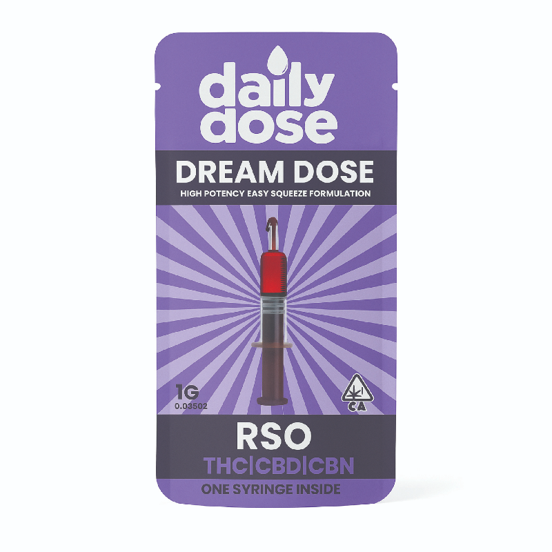 Daily Dose - Dream Dose RSO Syringe CBD CBN 1g