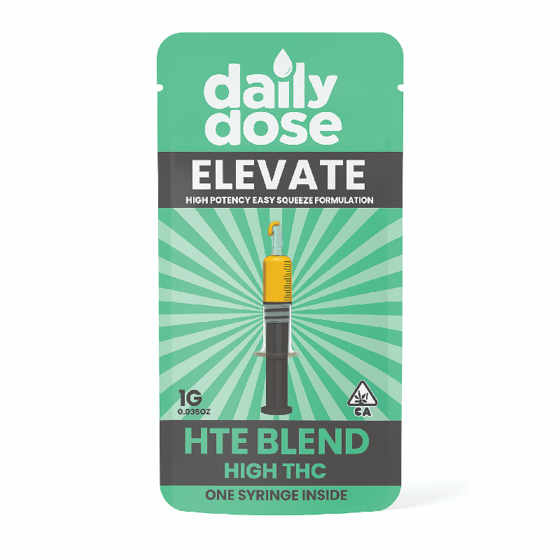 Daily Dose - Elevate HTE Blend High THC Syringe 1g