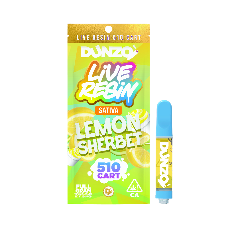 Dunzo - Lemon Sherbet Live Resin Vape 1g