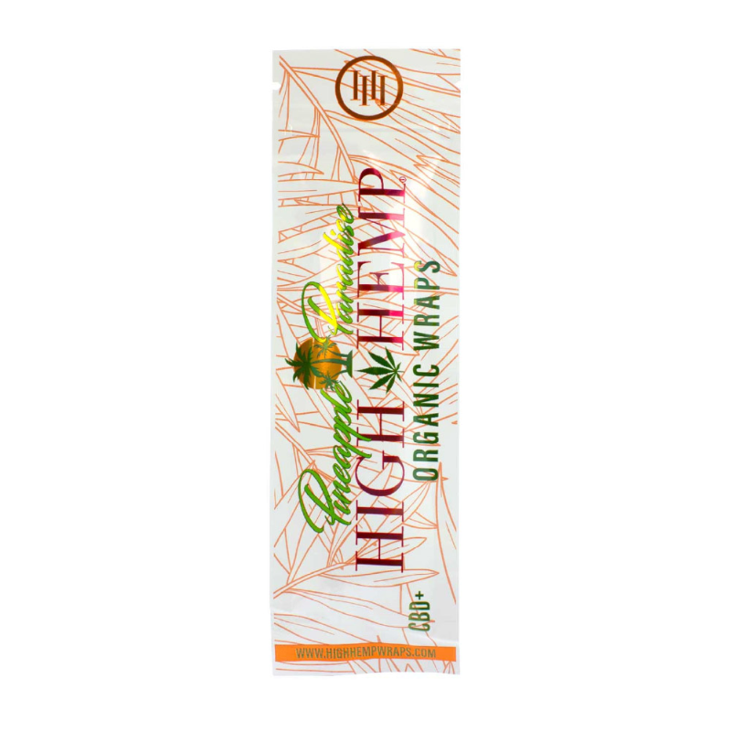 High Hemp - Pineapple Organic Hemp Blunt Wraps 2pk
