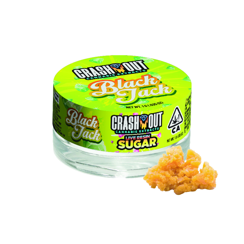 Crash Out - Black Jack Live Resin Sugar 1g