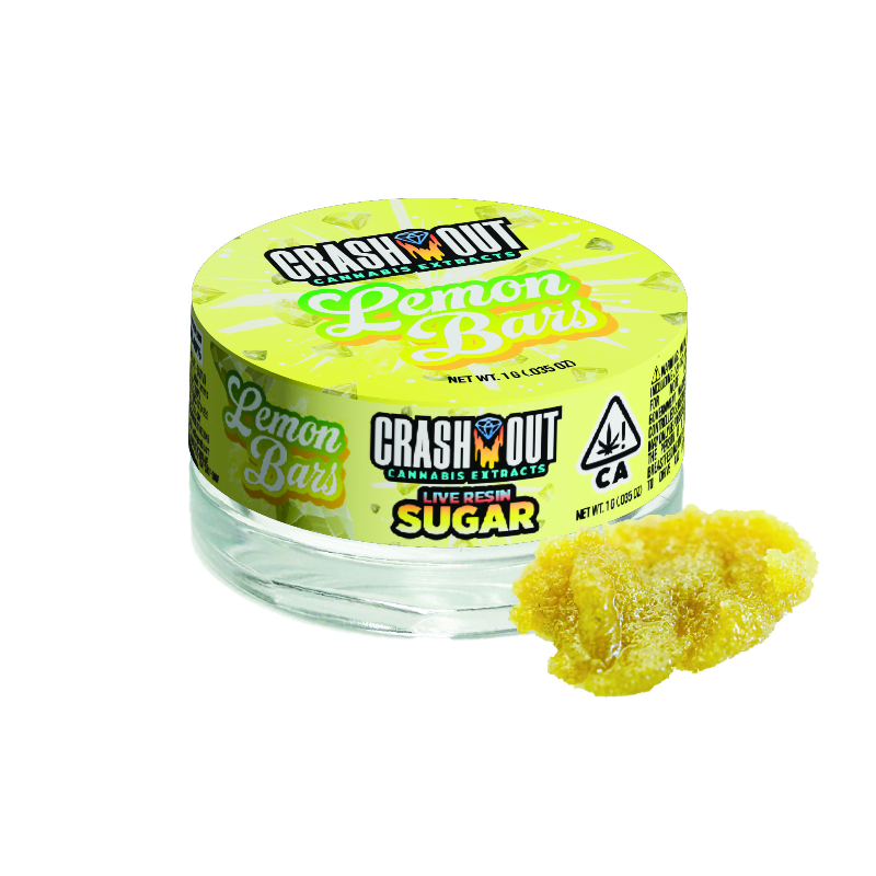 Crash Out - Lemon Bars Live Resin Sugar 1g