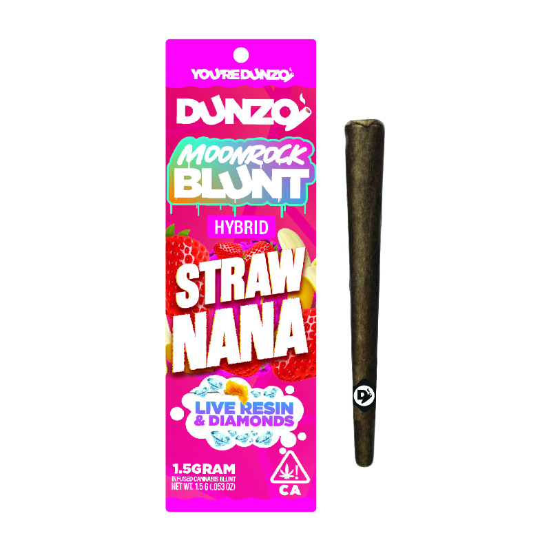 Dunzo - Strawnana Moonrock Infused Blunt 1.5g
