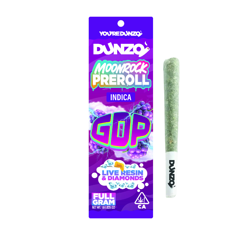 Dunzo - GDP Moonrock Infused Preroll 1g