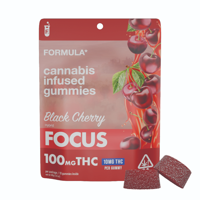 Formula - Black Cherry Focus Gummies 100mg