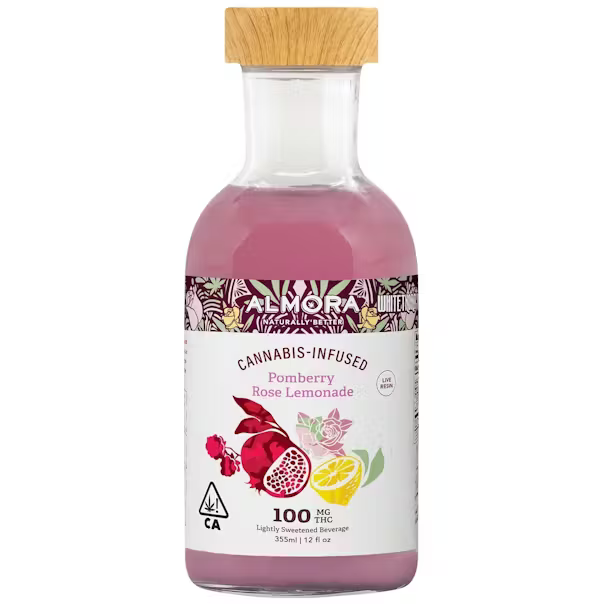 Almora Farm - Drinks - Pomberry Rose Lemonade - 100MG