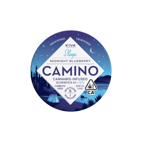 Camino Midnight Blueberry Gummies 100mg