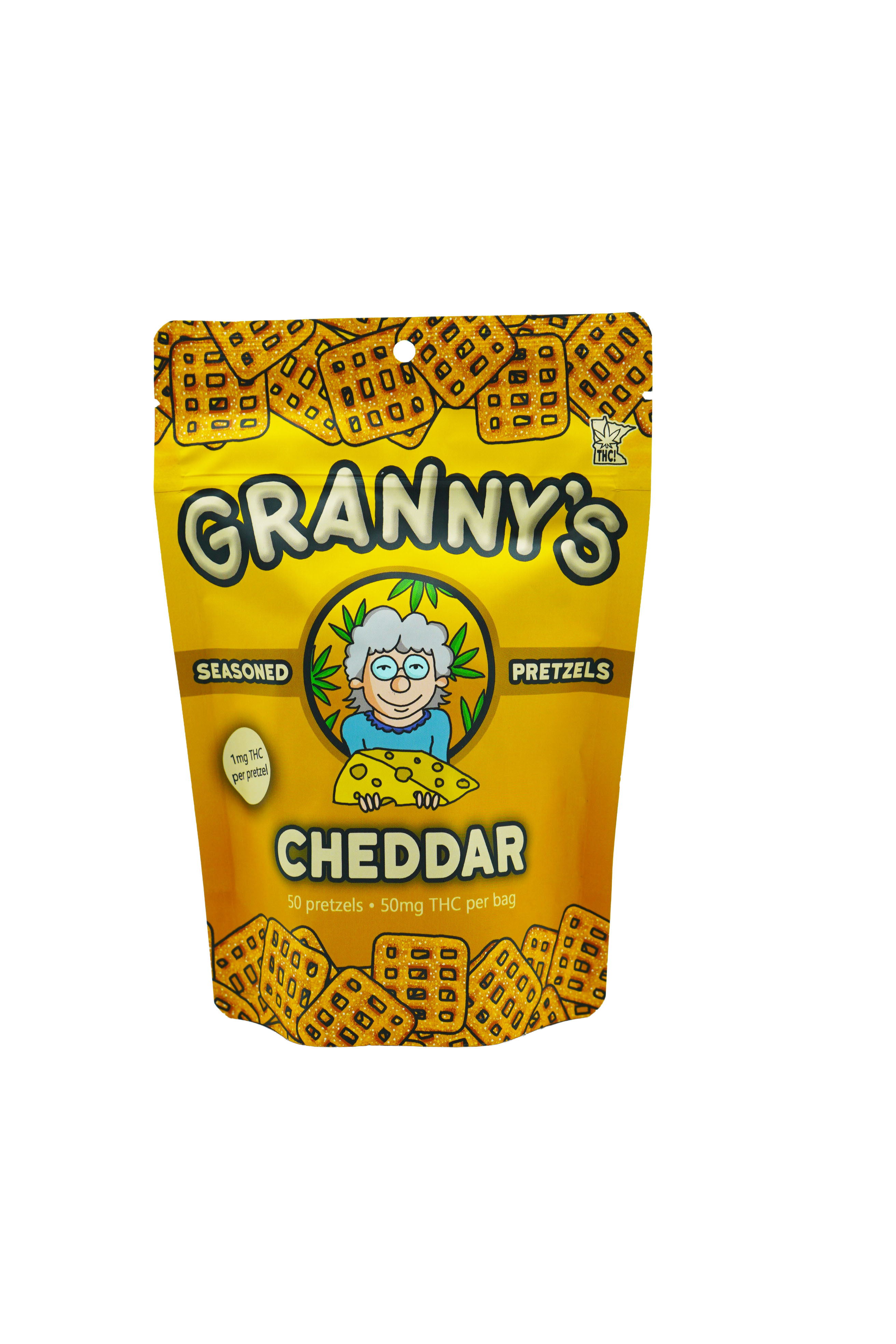Granny's | Cheddar Pretzels | 50mg THC