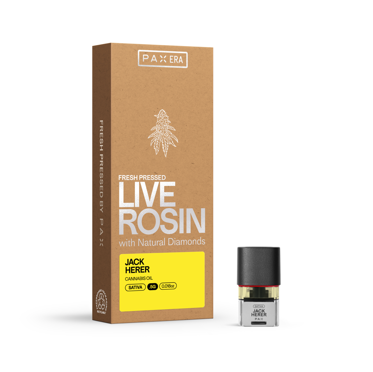 PAX - Jack Herer - Live Rosin - .5g Pod - Vape