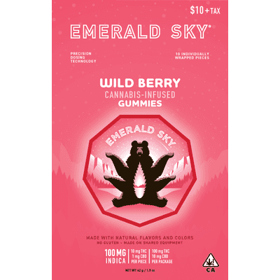 Wild Berry (I) GUMMIES 100mg - Emerald Sky