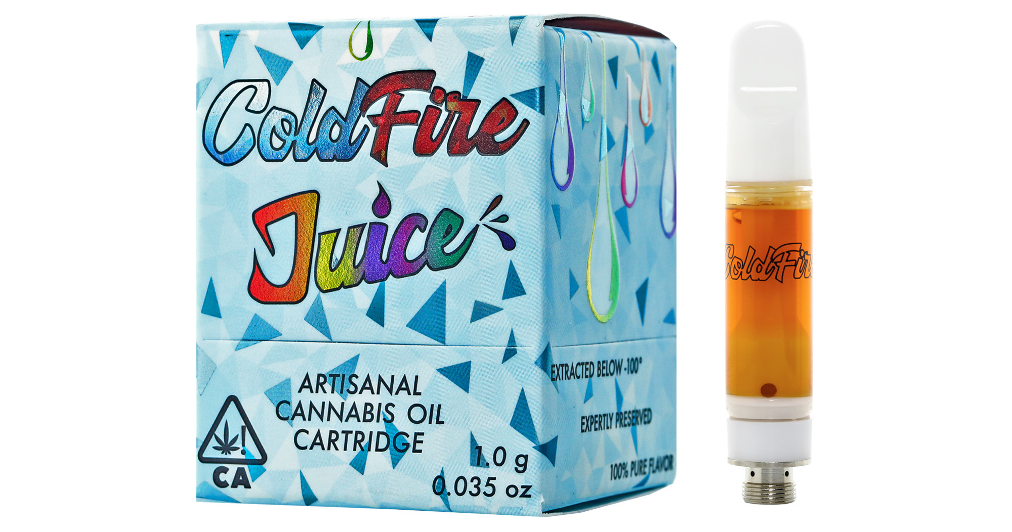 Vista Cold Fire ZeClair Juice Cartridge 1g San Diego, Vista & Imperial Cannabis