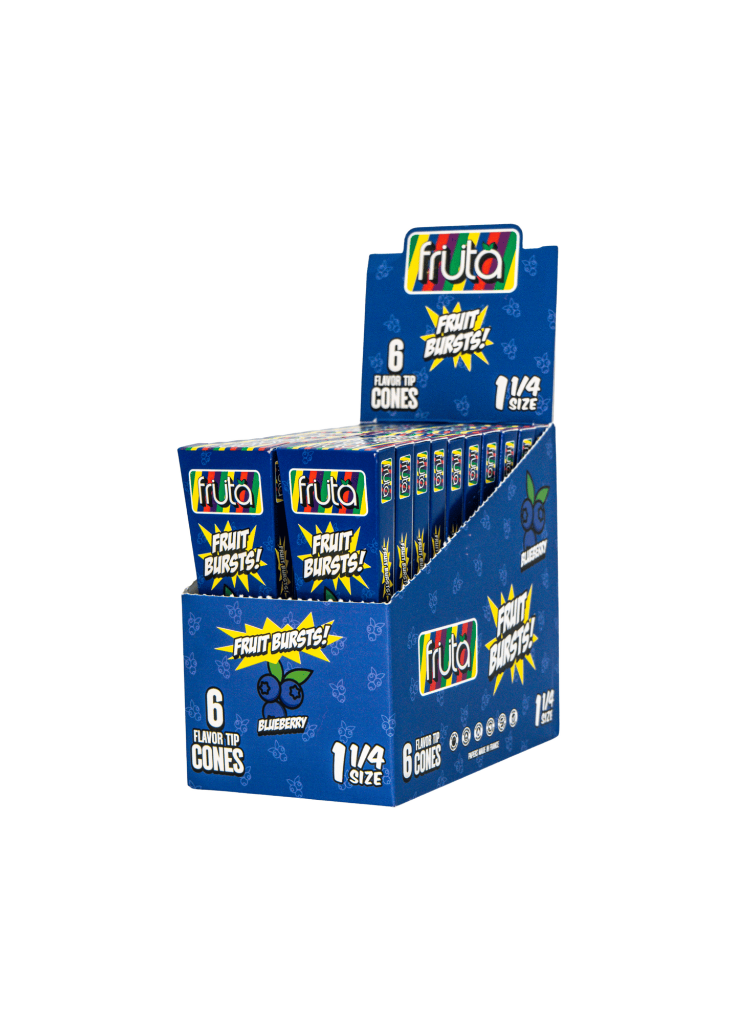 FRUTA Flavored Cones 1 1/4 | Blueberry