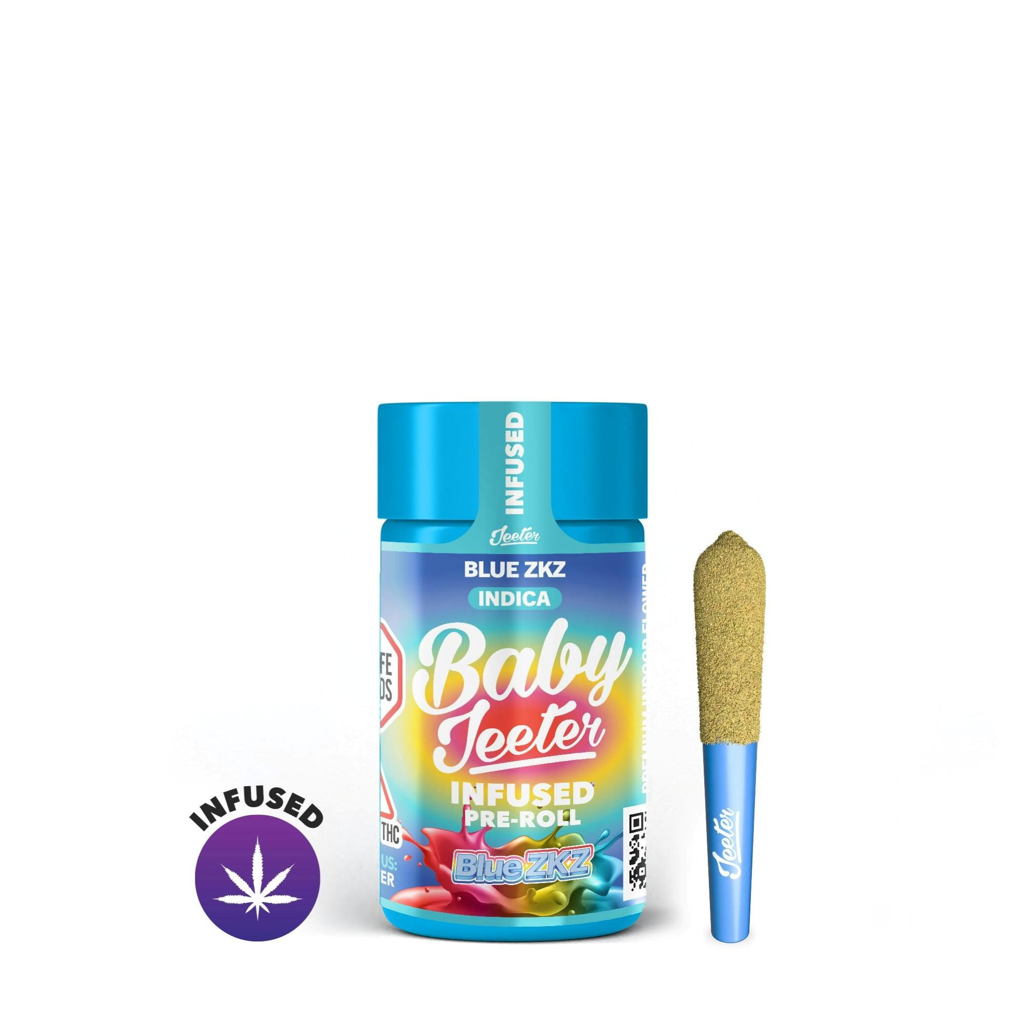 JEETER | Blue ZKZ | 2.5G 5PK Infused Prerolls