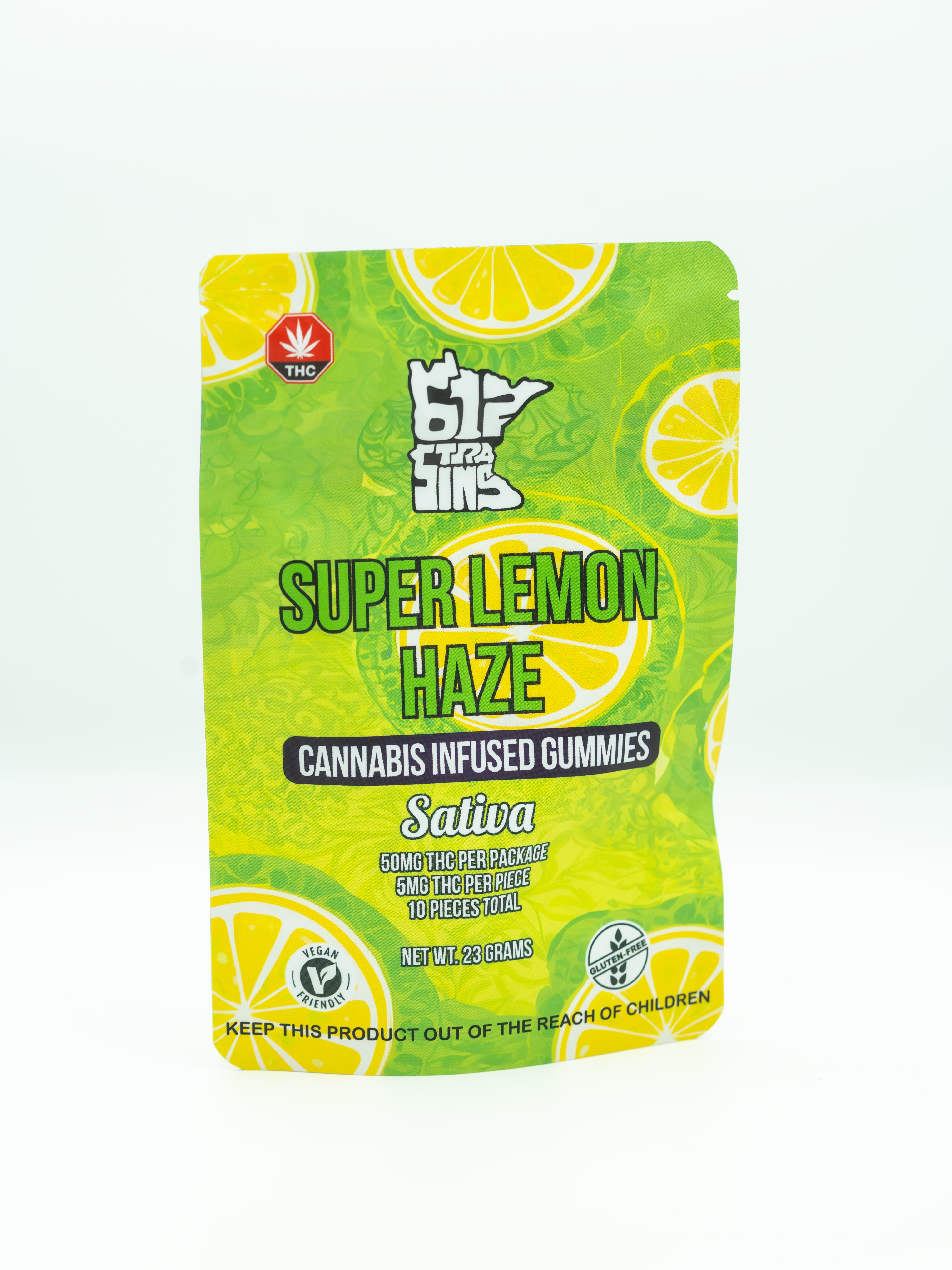 612 STRAINS | Super Lemon Haze Gummies | 50mg THC