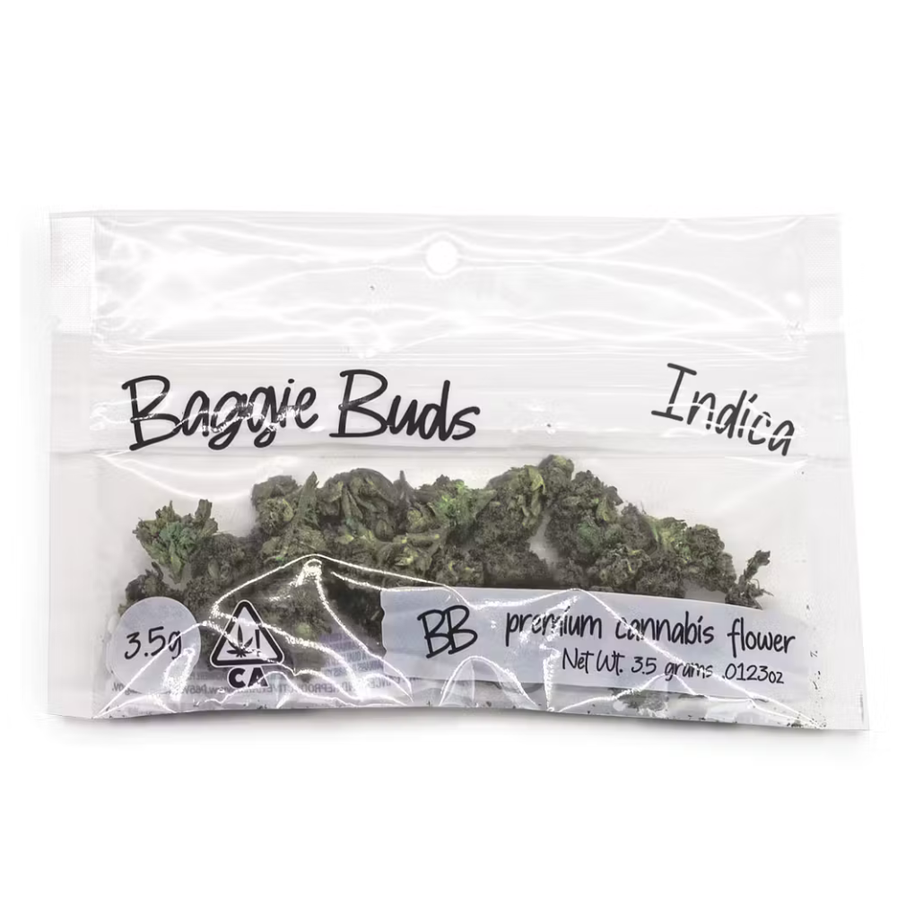 3.5g Bubba Kush (Greenhouse) - Baggie Buds