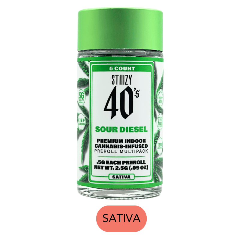 SOUR DIESEL .5G 40S PREROLL MULTIPACK