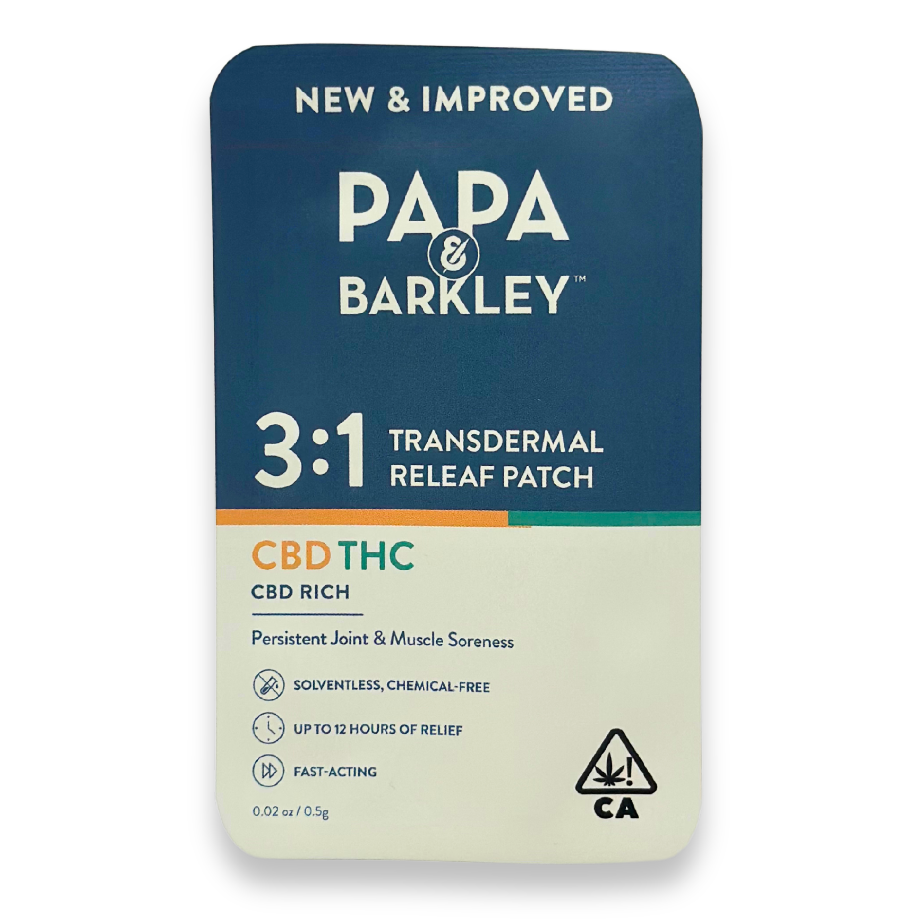 Papa & Barkley - Releaf Patch 3:1 CBD Rich - Wellness - Single Patch
