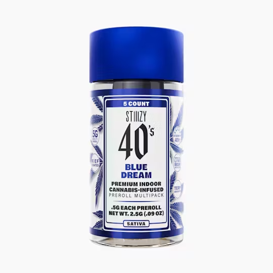 Stiiizy - Blue Dream 40's Mini Infused Preroll 5pk 2.5g