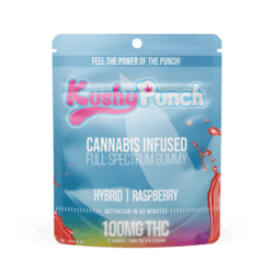 Hybrid Raspberry Gummies Kushy Punch