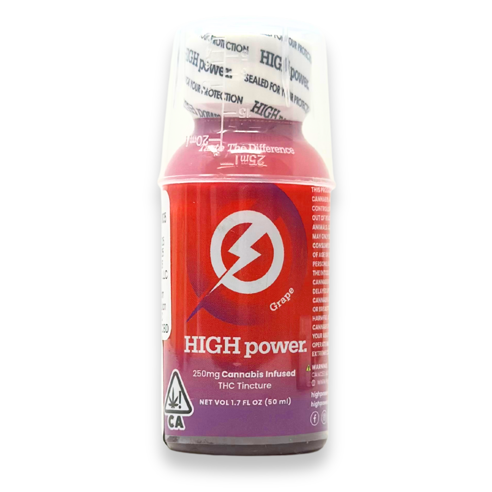 HIGH Power - Shot - Grape - Beverages - 1.7oz - 250mg