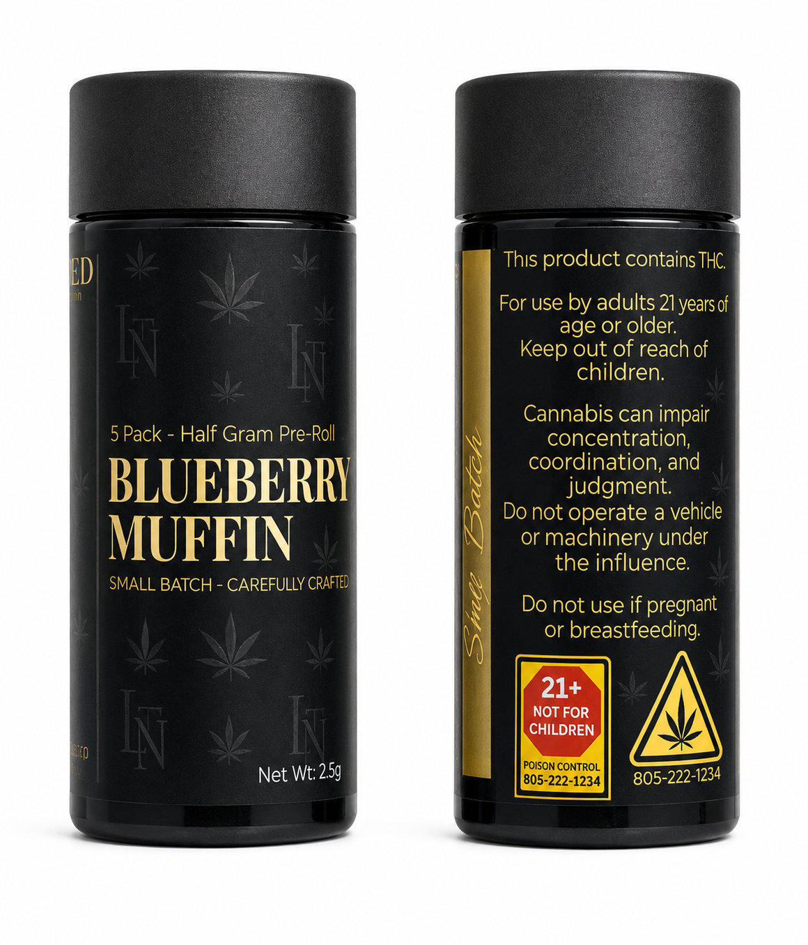 Blueberry Muffin Prerolls 5pk