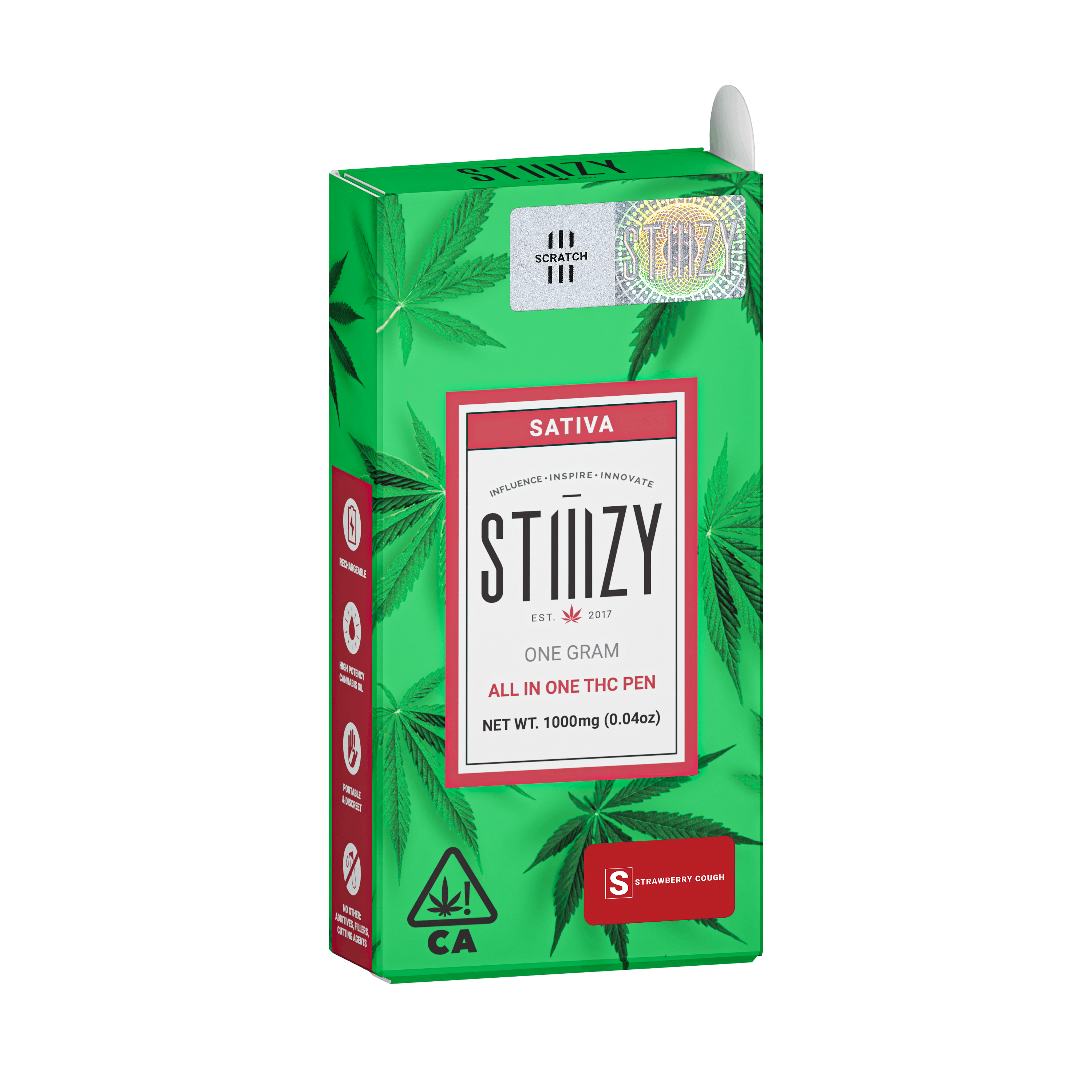 Stiiizy - STRAWBERRY COUGH 1G All-In-One