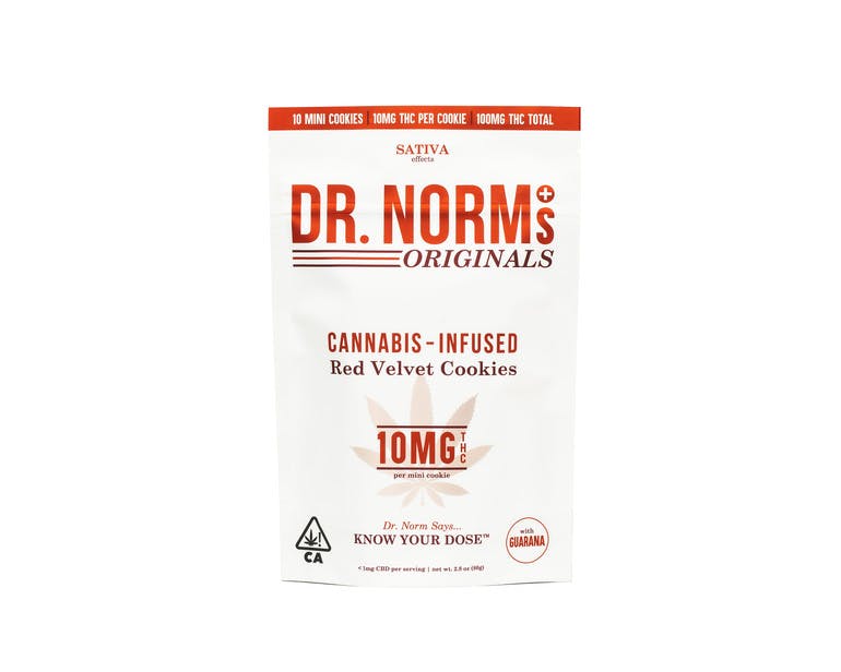Edible: Red Velvet Cookies (10 pack) - 100mg