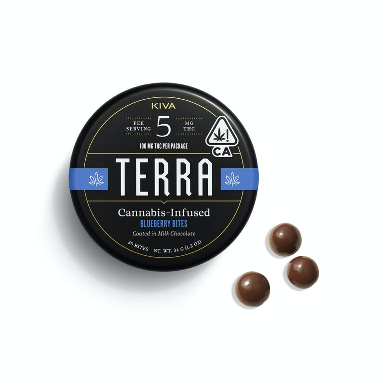 Milk Chocolate Blueberry Bites | 100mg