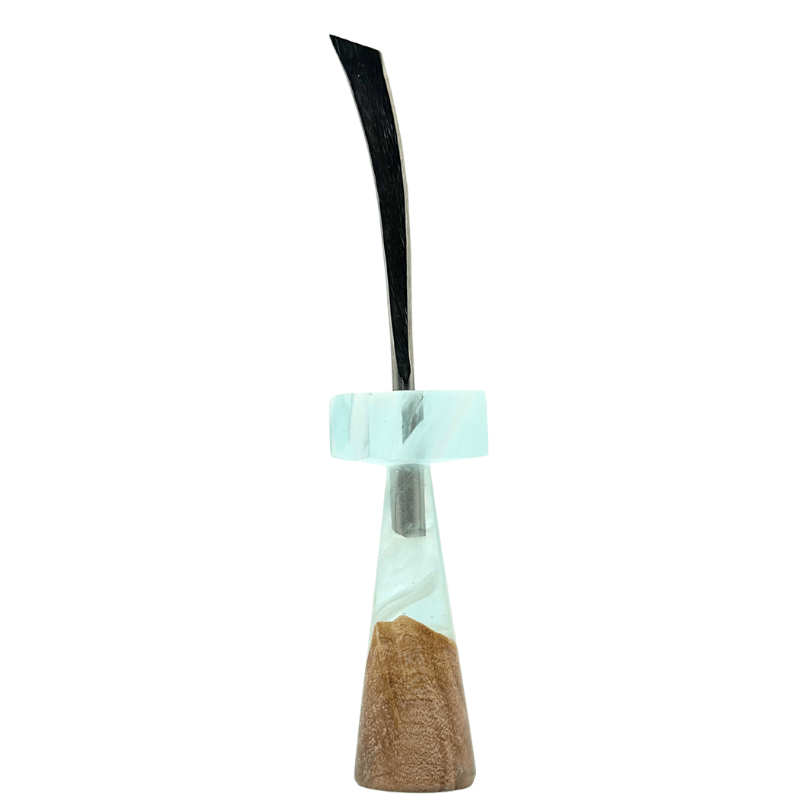 Dunkin Dabbers - Katana 4 1/4 Pourcasso Rosin + Burl - Dab Tool