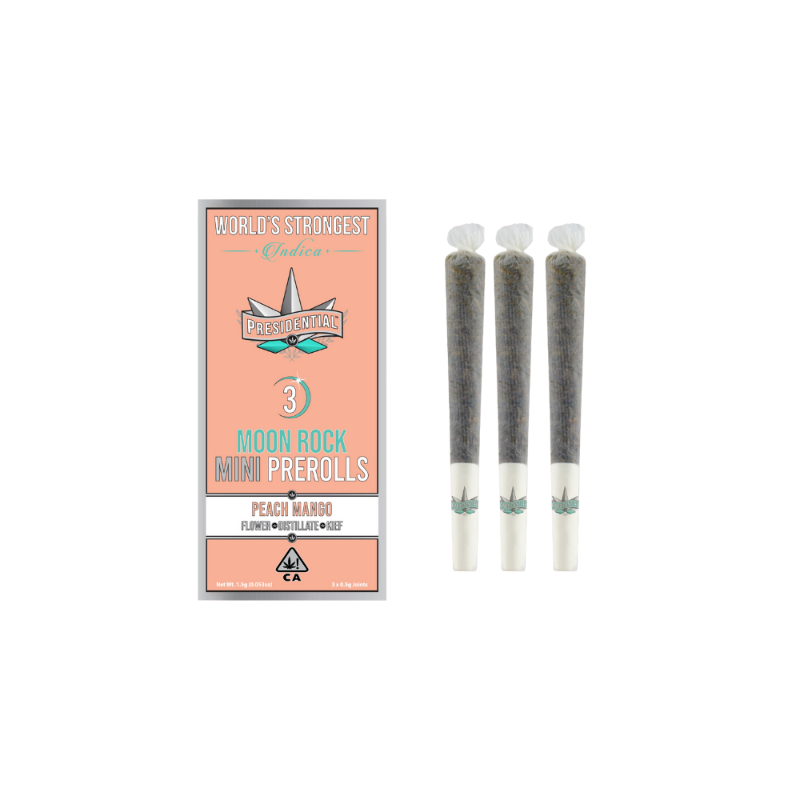 Presidential Peach Mango (I) Infused Mini Preroll 3pk 1.5g