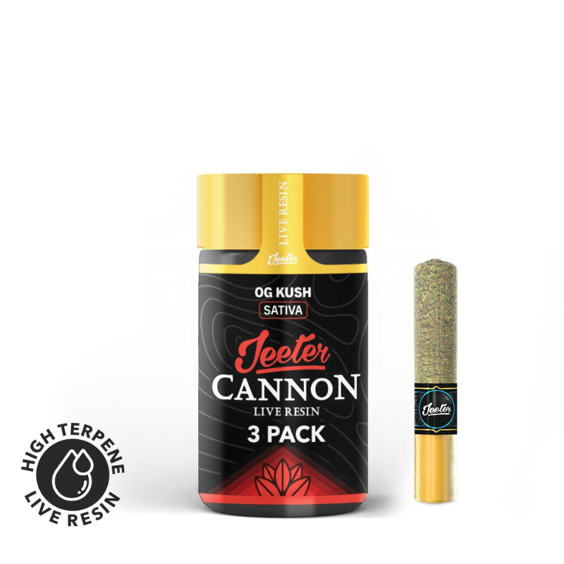 Jeeter - OG Kush Infused Cannon 3pk 1.5g