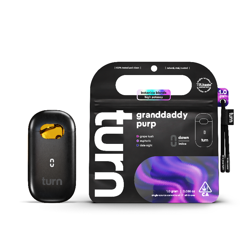 Turn - Granddaddy Purp turnone Down AIO 1g