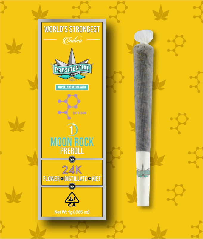 Presidential - 24K - Infused Preroll - 1 Gram