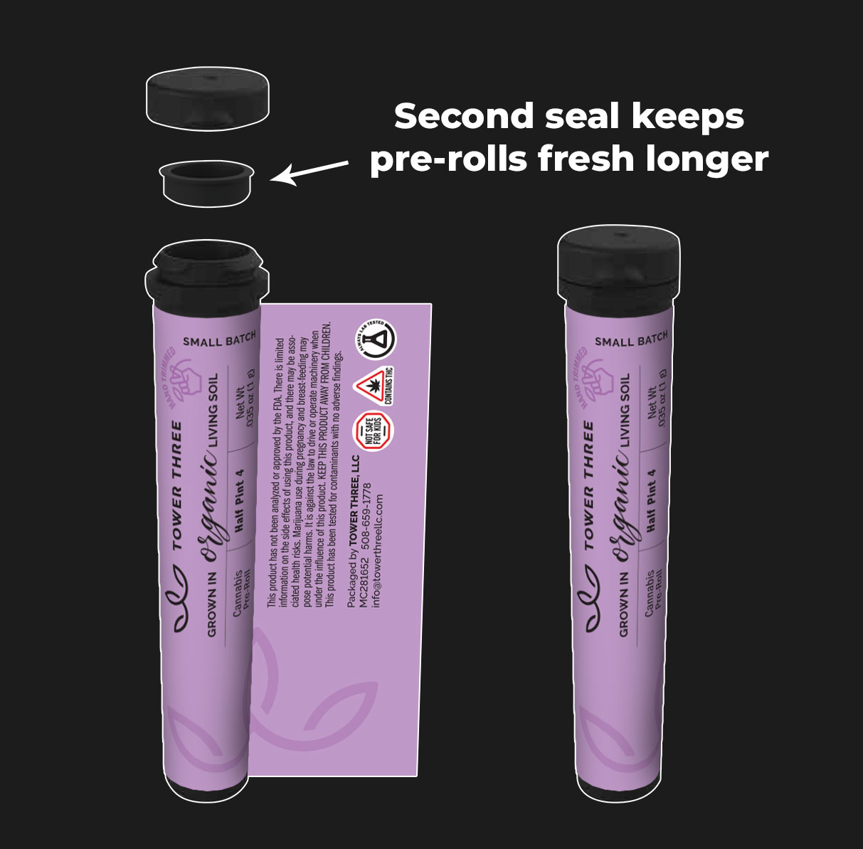 Platinum Garlic #2 Pre-Roll | Tower Three | 1g