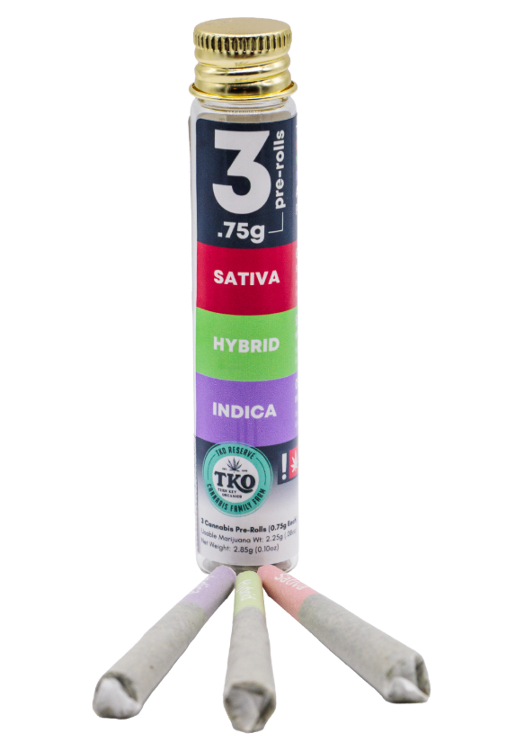 TKO Reserve Pandemic Punch x Hashburger x Ice Cream Cake 3pk Pre Roll 0.75g