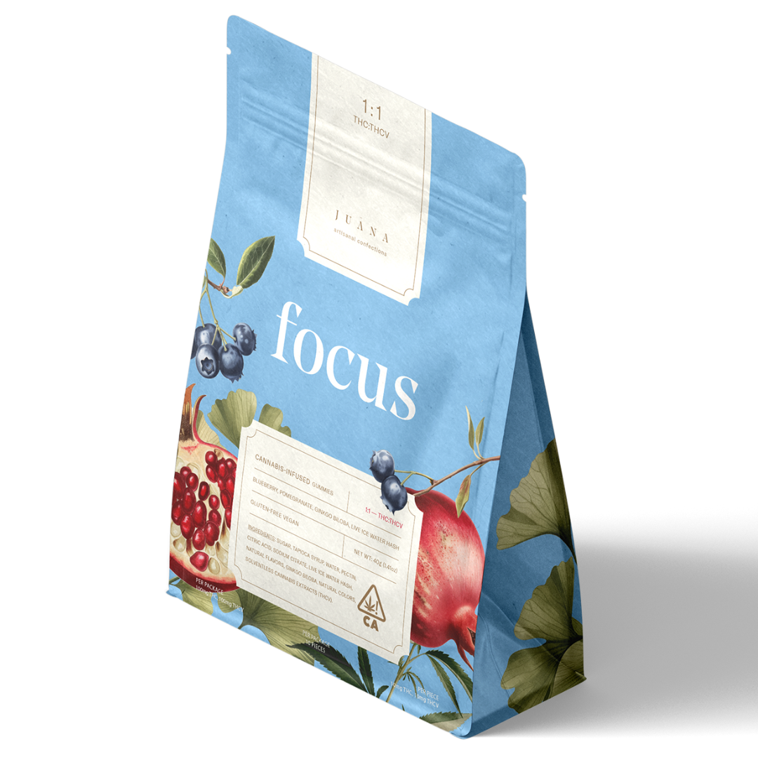 Juana - Focus - 1:1 THC/THCV Hash - Gummies - 10pk - 100mg