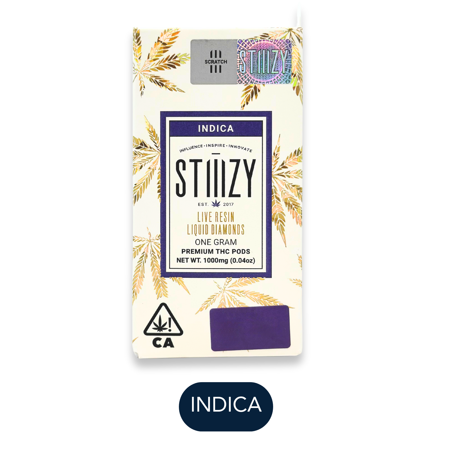 Stiiizy - Liquid Diamonds - White Widow - Vape Pod - 1.0g